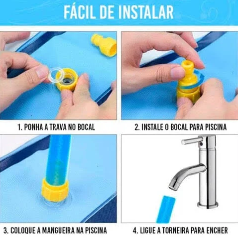 Piscina para Pets com chafariz