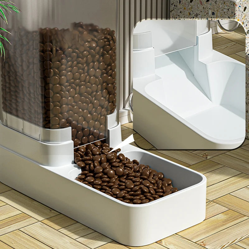 Dispensador automático de água e comida para animais de estimação
