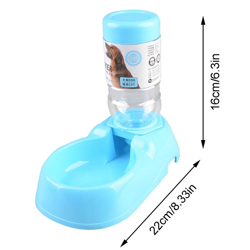 Alimentadores automáticos para cães, garrafa de água de plástico