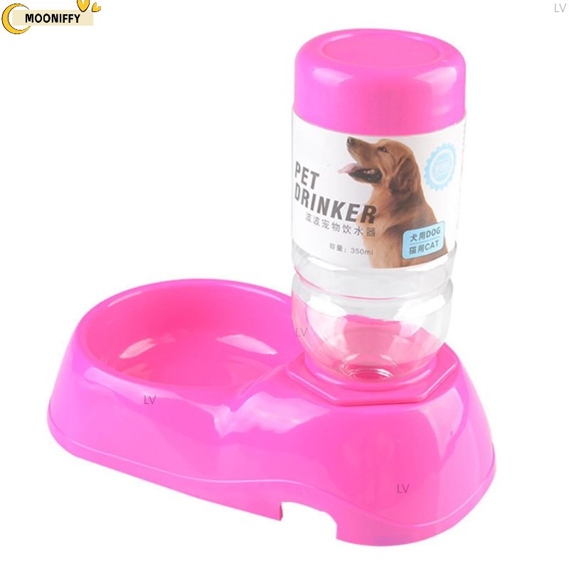 Alimentadores automáticos para cães, garrafa de água de plástico