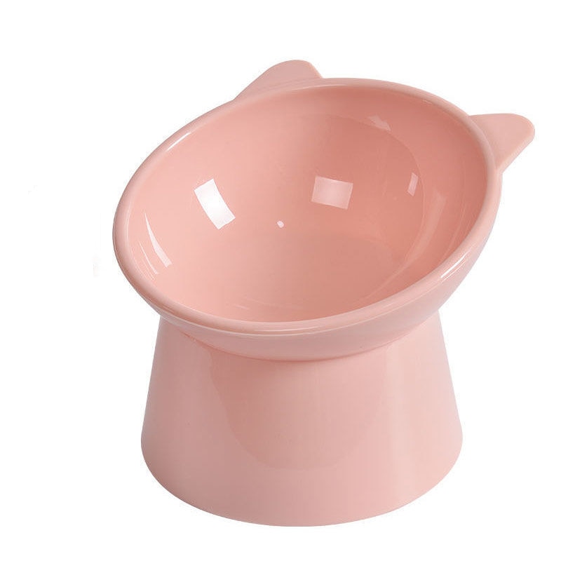 Tigela para cães e gatos, protetor de pescoço para pés altos, tigela de água para alimentos para animais de estimação, anti-tombamento, copo de alimentação binaural para animais de estimação