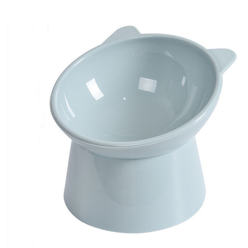 Tigela para cães e gatos, protetor de pescoço para pés altos, tigela de água para alimentos para animais de estimação, anti-tombamento, copo de alimentação binaural para animais de estimação