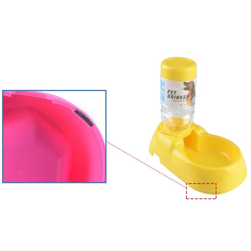 Alimentadores automáticos para cães, garrafa de água de plástico